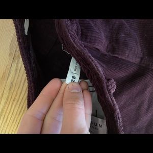 PacSun corduroy mom jeans